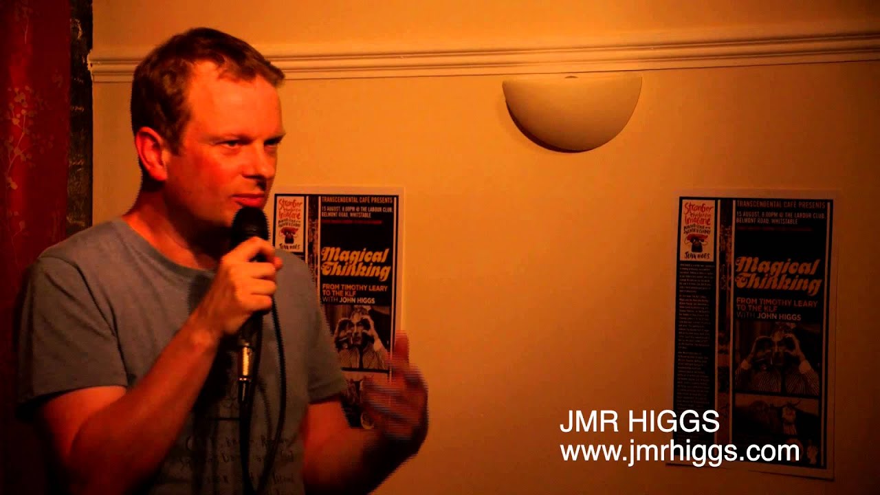 John Higgs at the Transcendantal Cafe, Whitstable