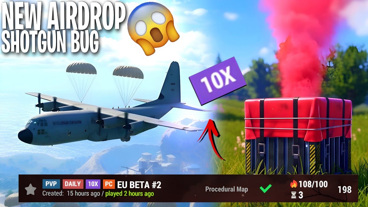 OXIDE 10X SERVER UPDATE 💥 New AIRDROP Added & SHOTGUN BUG is Crazy! / Новое Обновление: оксайд