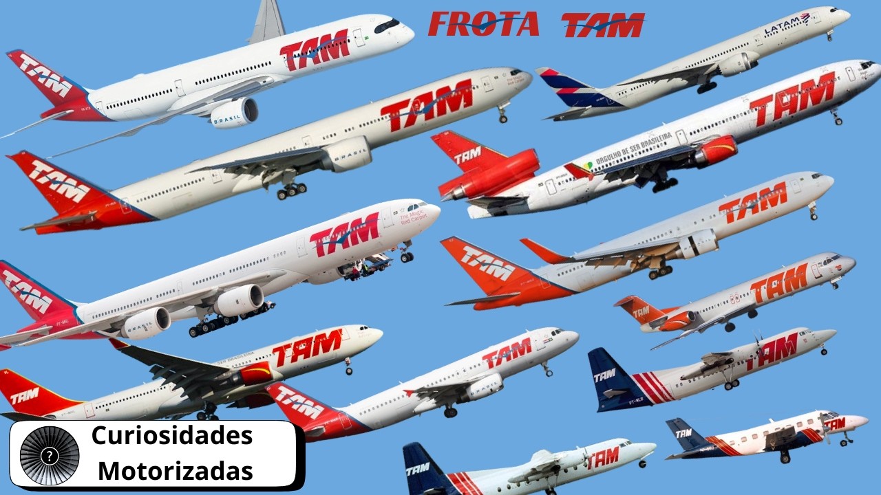 Os 20 Avi&otilde;es que Fizeram Hist&oacute;ria na TAM LINHAS A&Eacute;REAS!