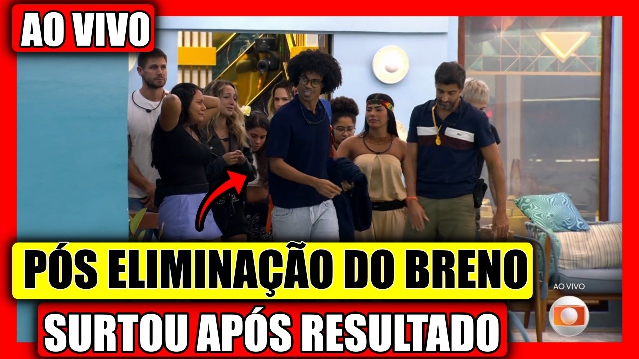 🔴 ELIMINAÇÃO TERMINA EM CHORO, BRENO ELIMINADO CHAI FICA CHOCADA BBB 26 AO VIVO, TOMBO FOI FEIO