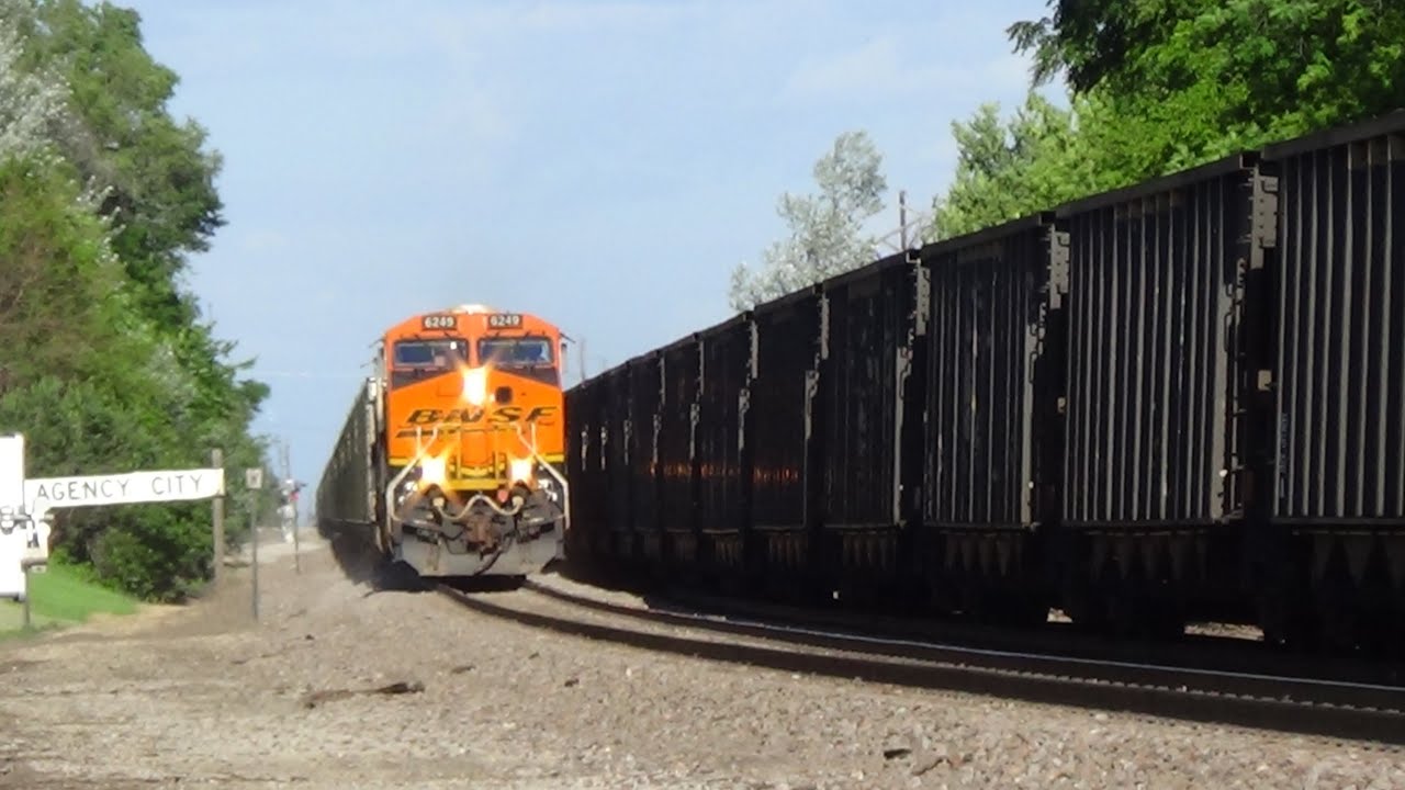 Radio Chatter and Two BNSF Coal Trains Meet