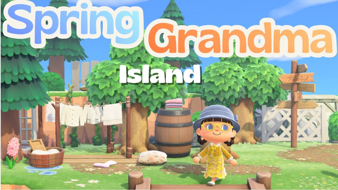 Остров Спринг Бабушки | Экскурсия по острову ACNH | Animal Crossing