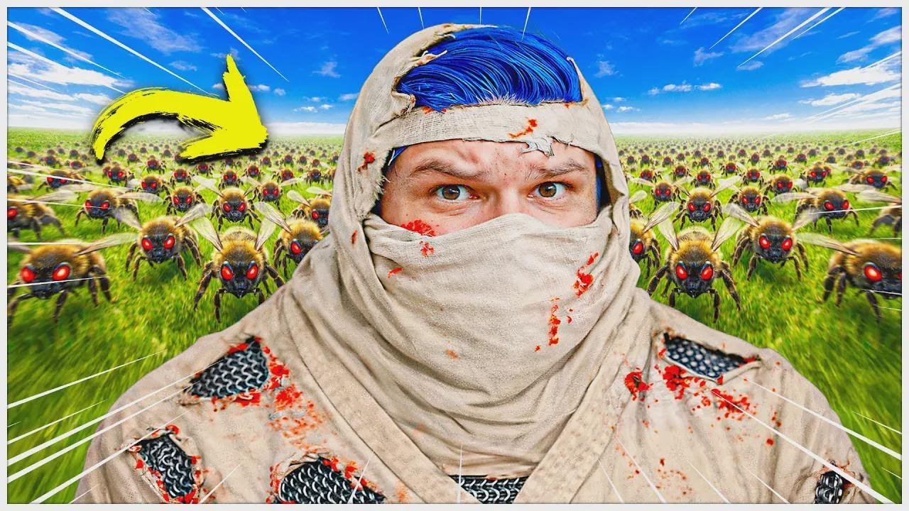 How Many Ninjas Does It Take to Defeat 300 Bees? | How Many Dudes