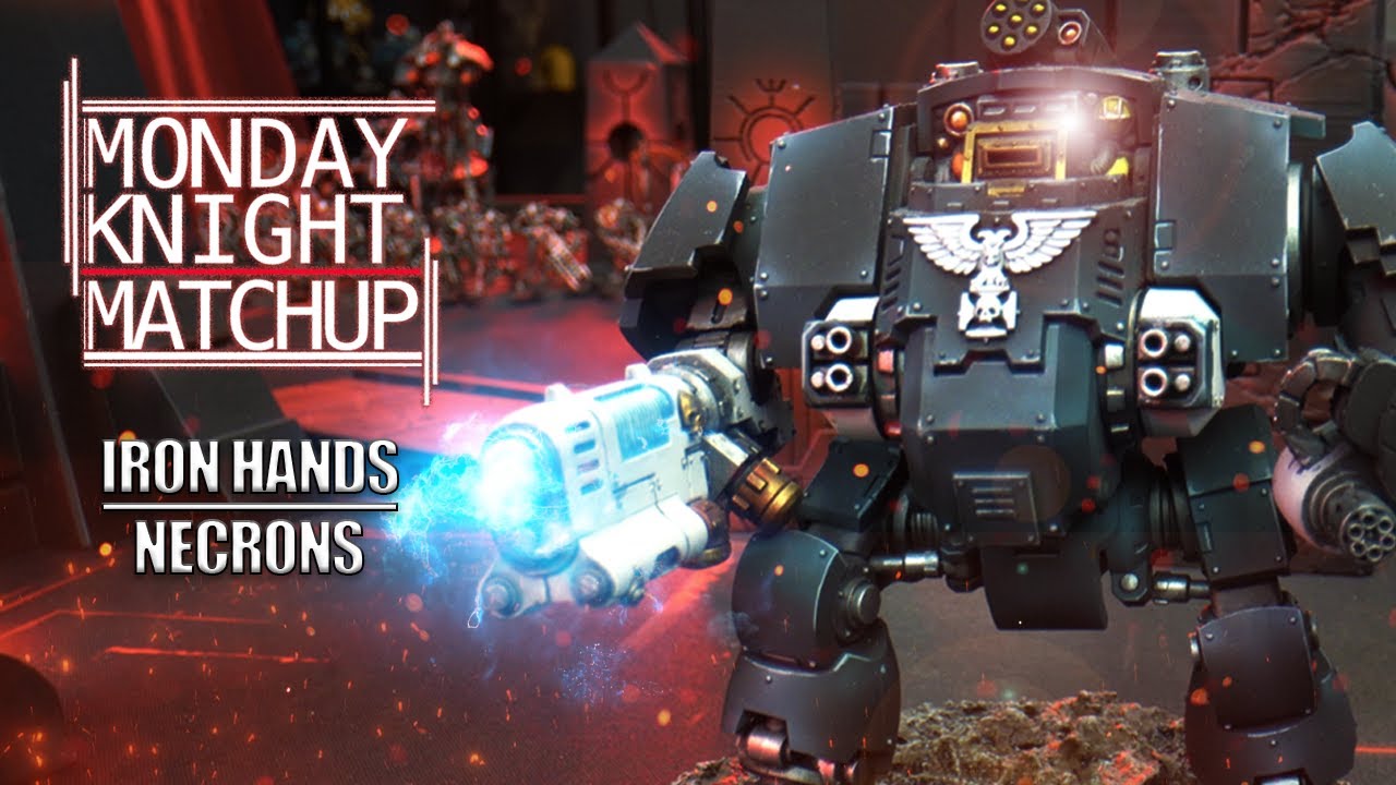 Iron Hands Vs Necrons Warhammer 40K Battle Report | Monday Knight Matchup