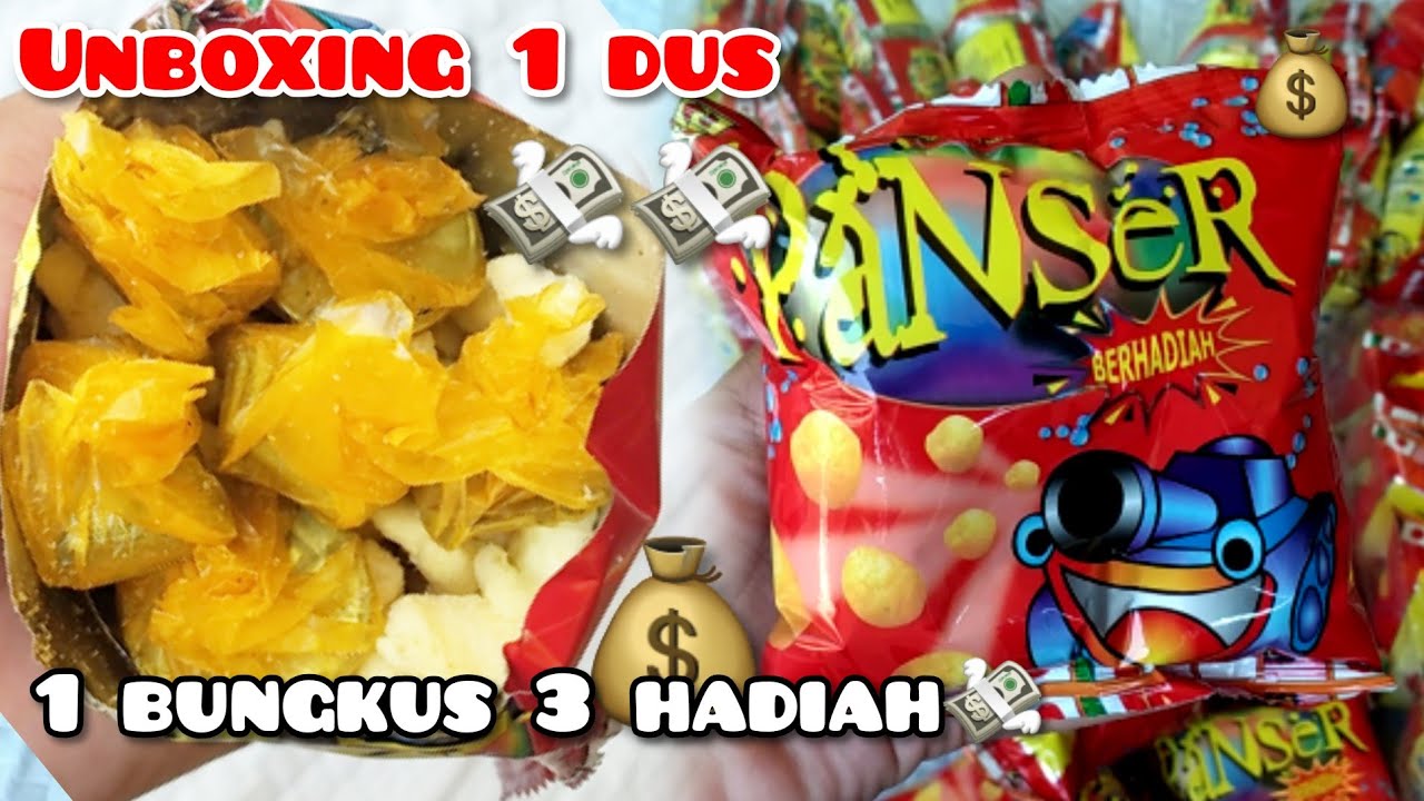 CIKI PANSER BANJIR HADIAH !! unboxing ciki panser berhadiah uang 2020 || unboxing by celo