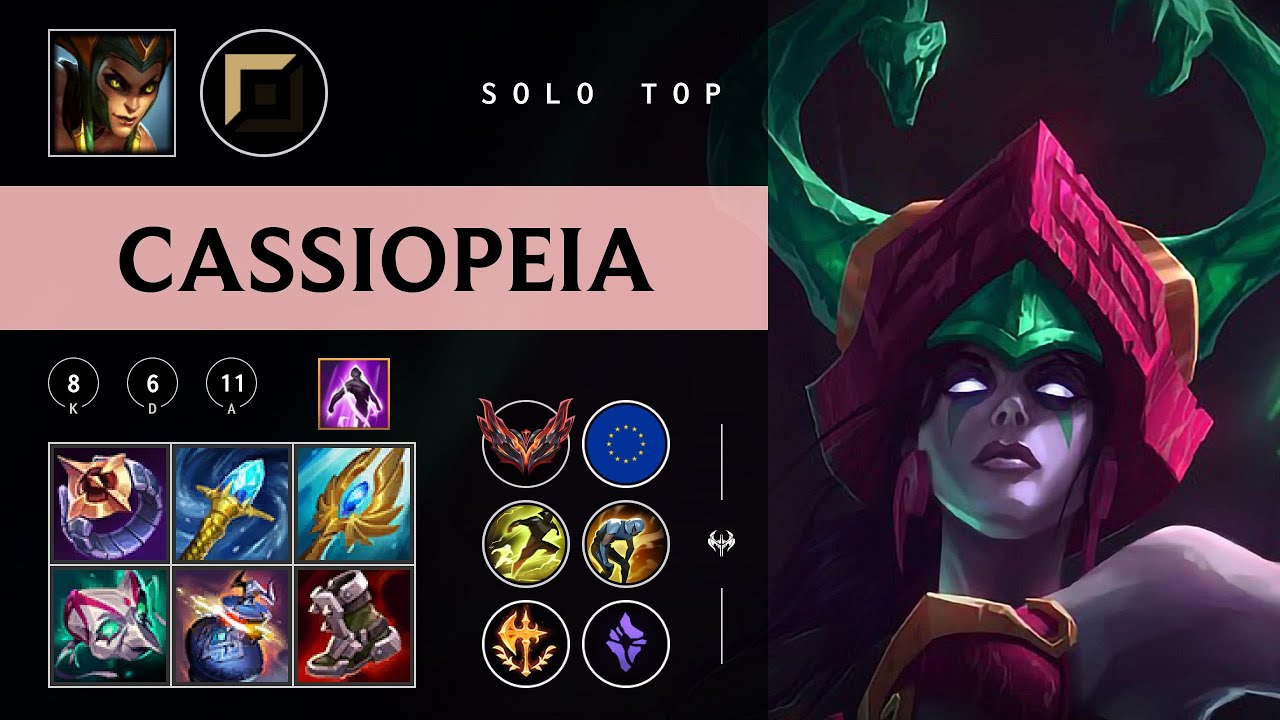 Cassiopeia Top vs Jax - EUW Grandmaster Patch 26.01