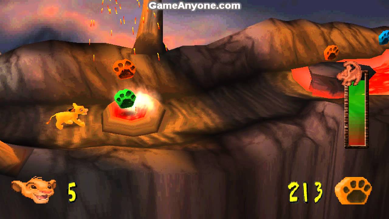 The Lion King: Simba's Mighty Adventure (PS1) - Part 2 (Graveyard)