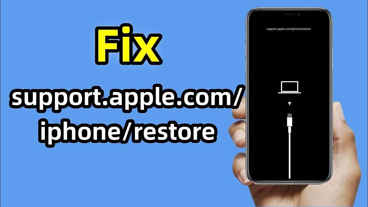 Fix iPhone Stuck on support.apple.com/iphone/restore (3 Ways)