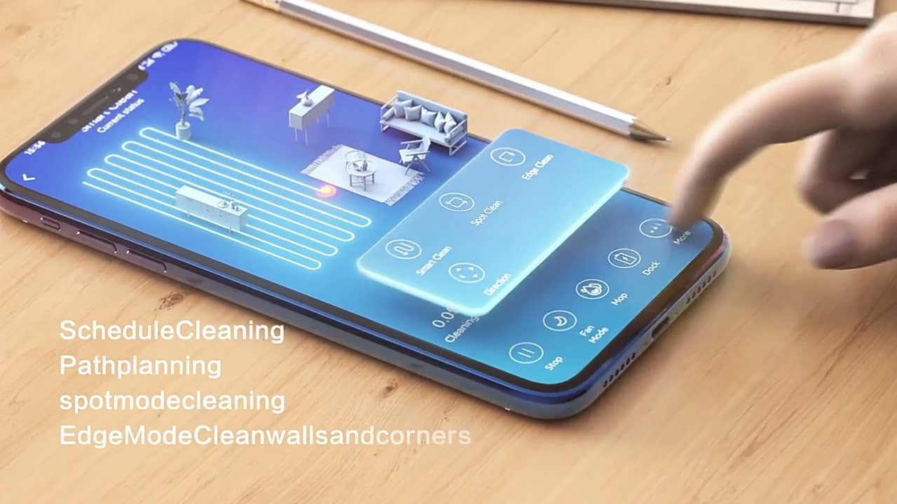NEATSVOR x520 Robot Vacuum Cleaner 6000pa 5200 MAh Regular Automatic Charging For Sweeping