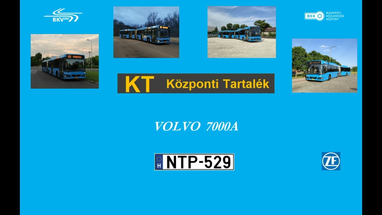[SOUND] NTP-529 BKK Központi tartalék Volvo 7000A /Budapest Bus Sound/