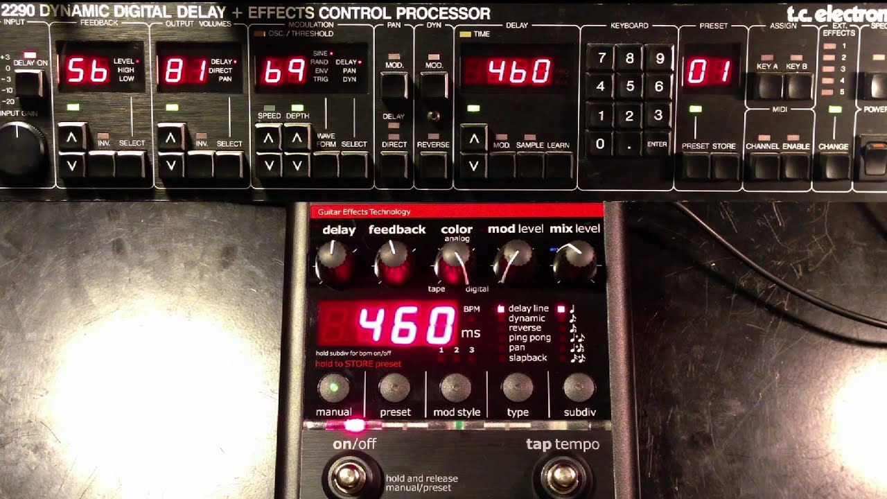 TC Electronic 2290 vs Nova Delay ND-1