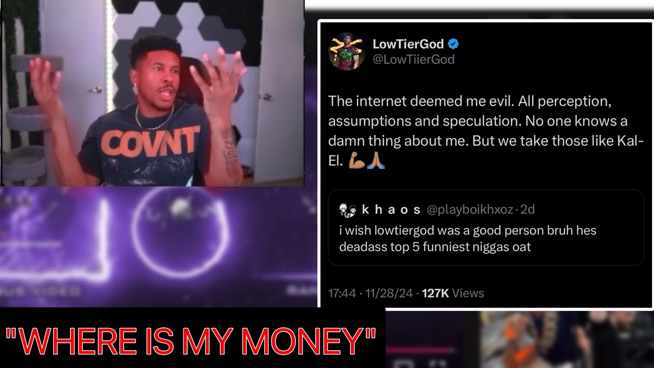 LowTierGod Cries Over Viral Tweet Not Making Him Rich