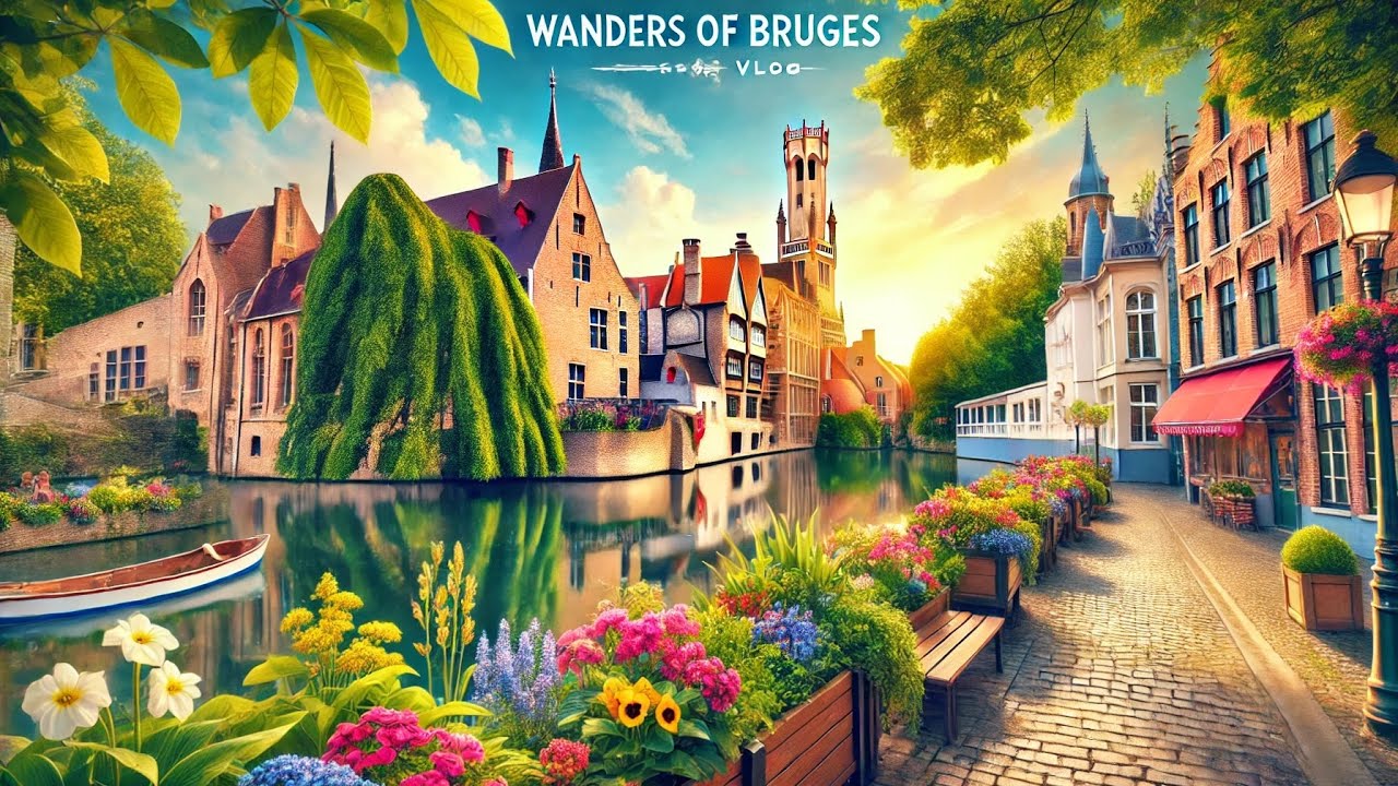 Morning Drive around Bruges Belgium