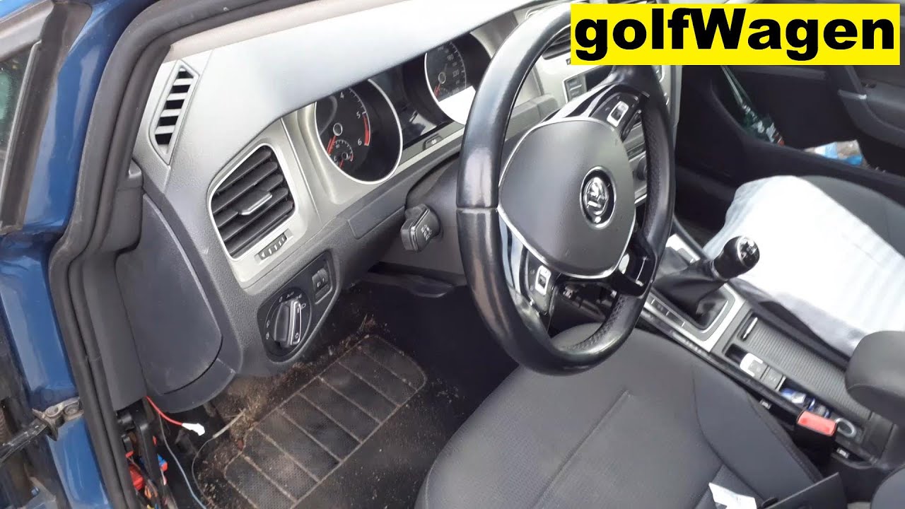 VW Golf 7 front parking speaker buzzer location removal