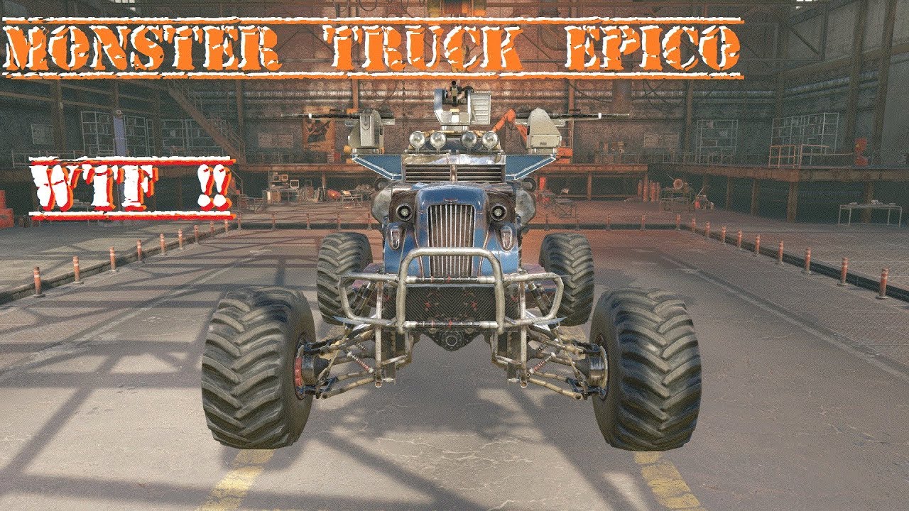 CROSSOUT gameplay español -  Este Monster Trucks es engañoso épico diseño guía y detalles !! HD !!