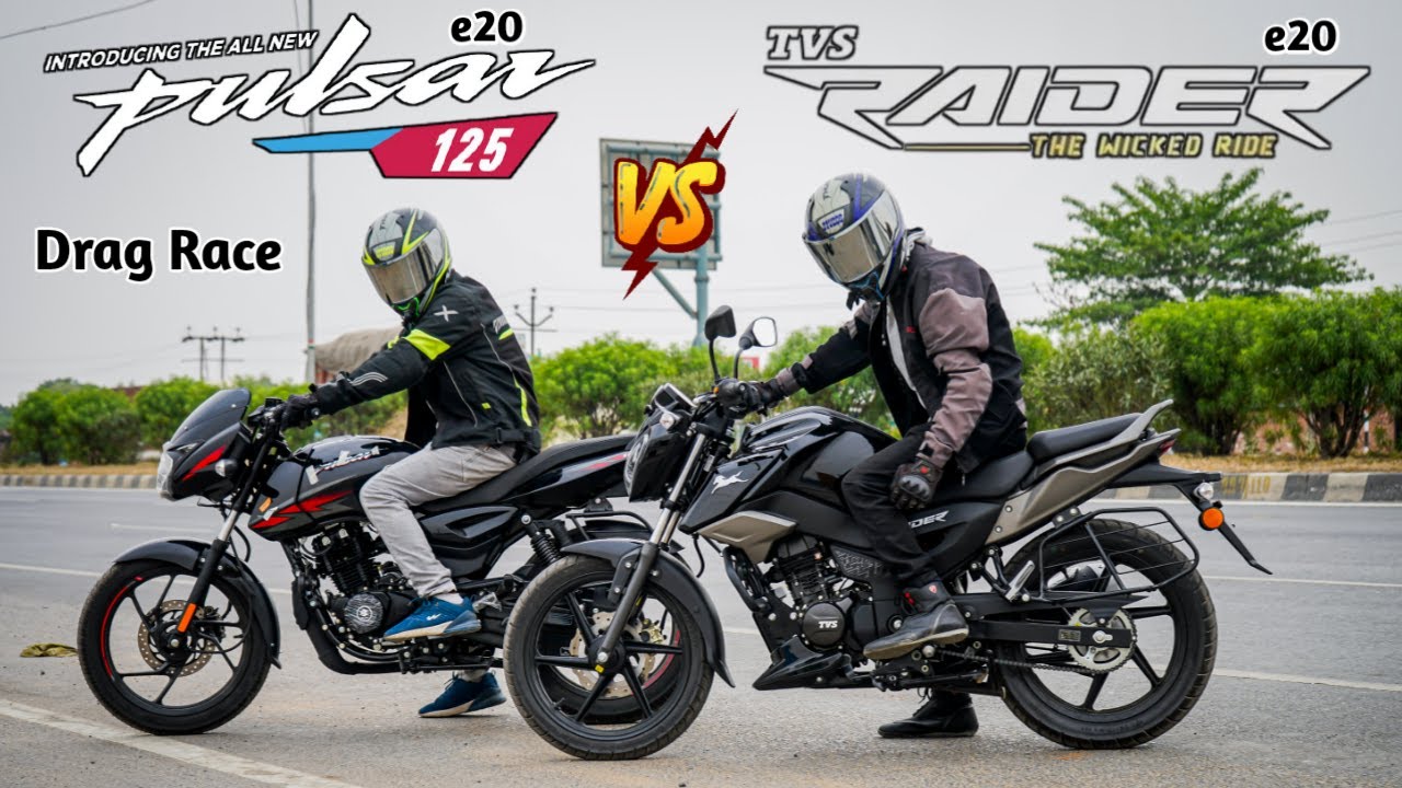TVS Raider 125cc Vs Pulsar 125 | Drag Race