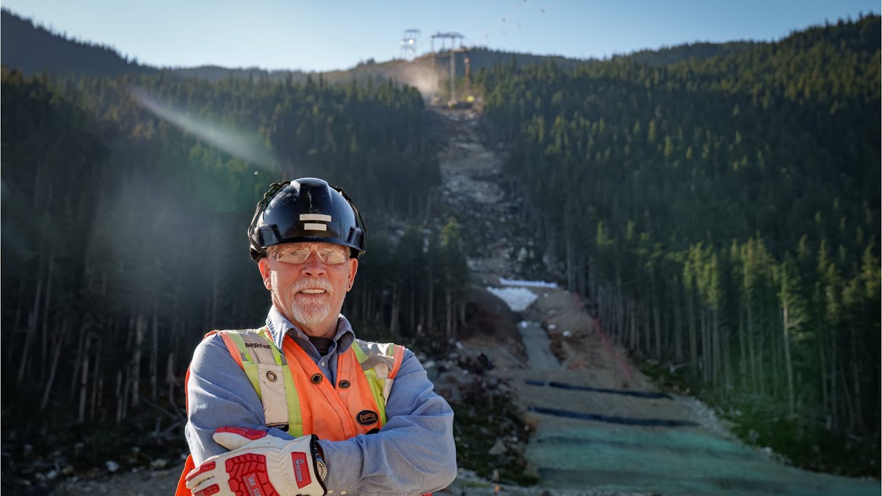 Coastal GasLink - Cable Crane Hill