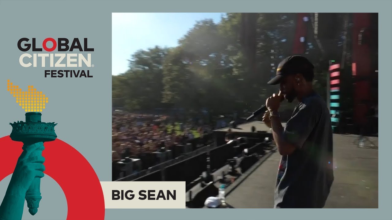 Big Sean Performs 'One Man Can Change the World' | Global Citizen Festival NYC 2017