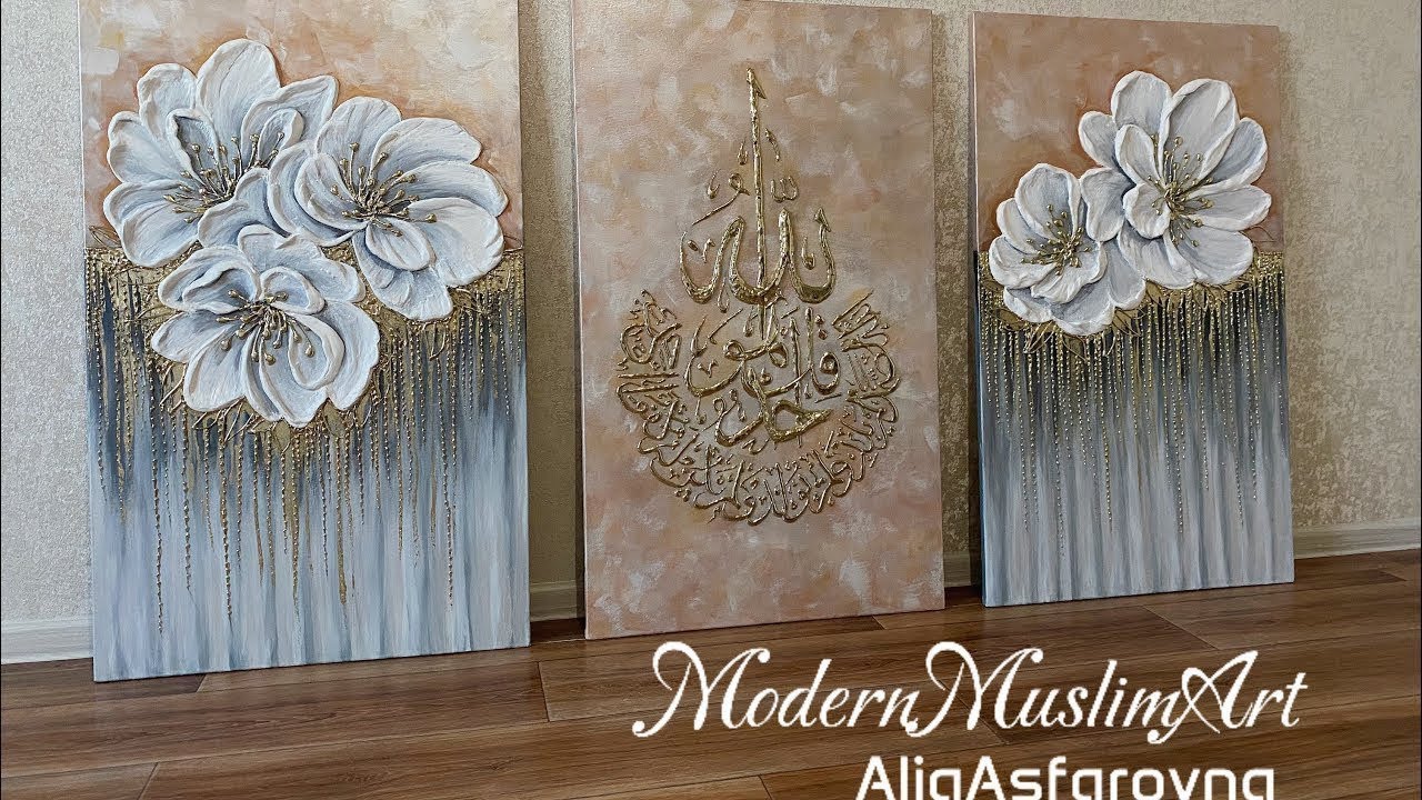 Modern Muslim Art: Creating Stunning Bas-Relief Paintings!