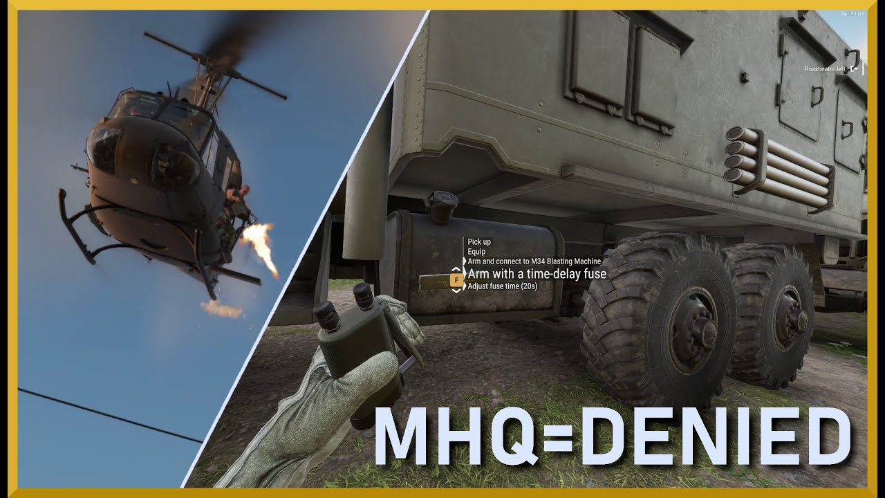 UN1T's Reforger Moments | Armed Huey Arrives & Assists With C4 Sabotage