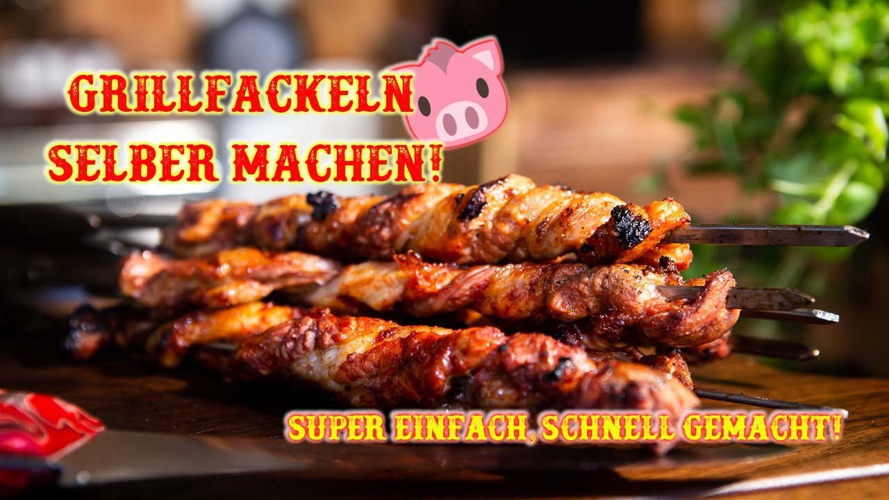 🤨Nie mehr zu viel 💲 Geld ausgeben: 🍢GRILLFACKELN selber machen! [Deutsches Rezept]