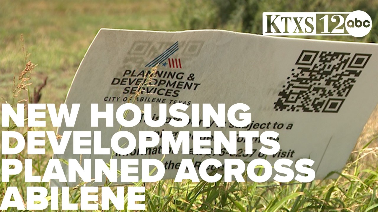 'It will help ease the inventory issue': New housing developments planned across Abilene