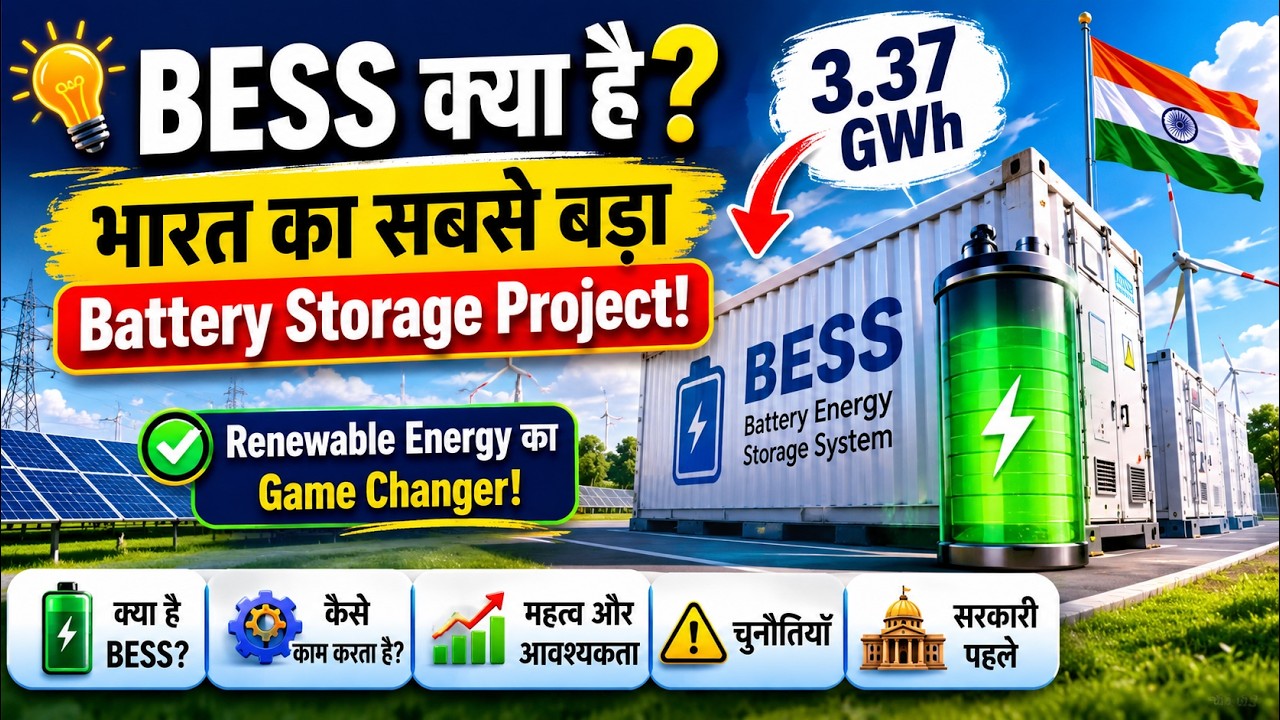 Battery Energy Storage System (BESS) | India&rsquo;s Largest Energy Storage Project