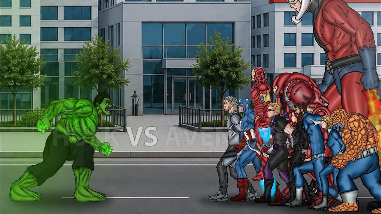 HULK VS AVENGERS (THE IMMORTAL HULK) episode 6 drawing cartoon 2d