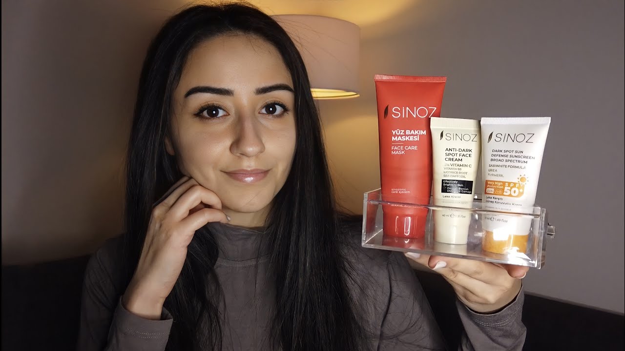 'Sinoz' markalı Güneş Kremi, Leke Kremi ve Bakım Maskesi Deneyimlerim..