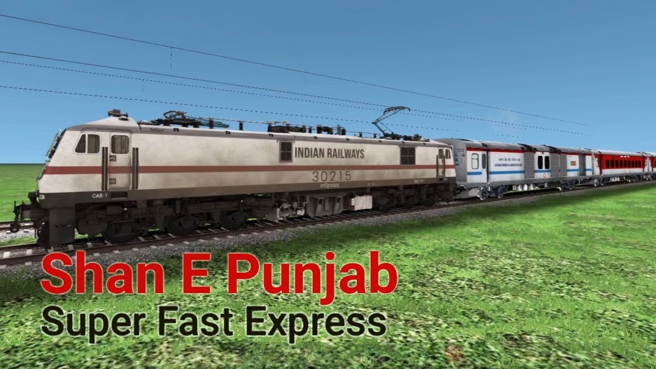 TRAIN NO 04068 /  SHAN E PUNJAB SF SPECIAL TRAIN JOURNEY GAME NAME TRAIN SIMULATOR CLASSIC