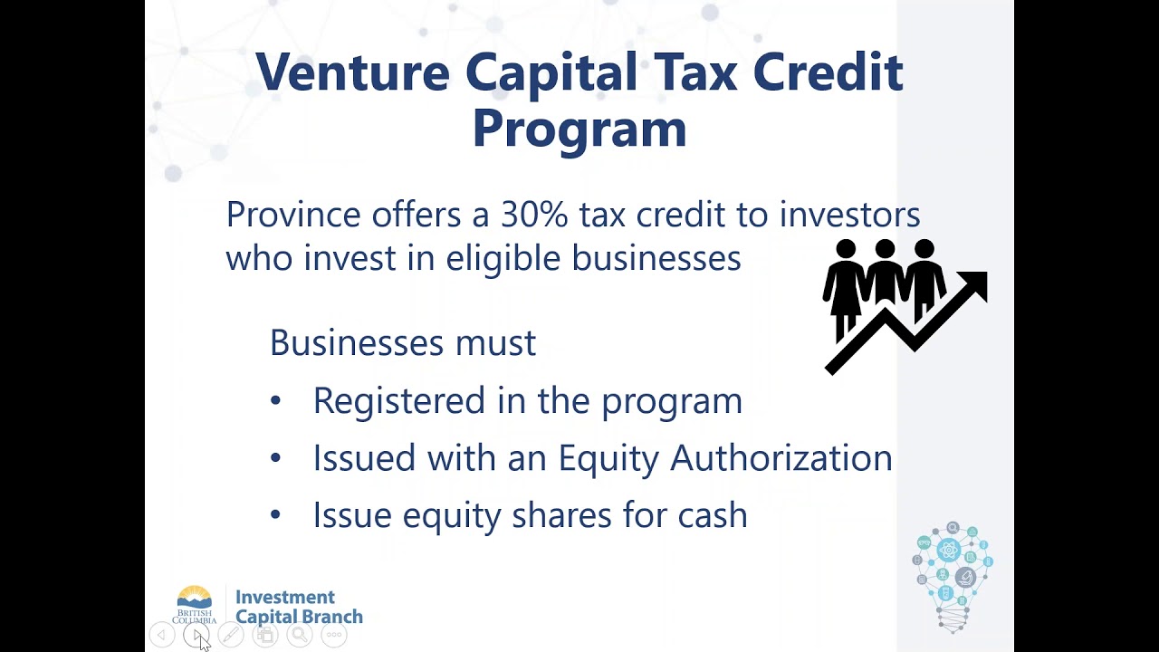 Canada’s Free Trade Agreements and B.C.’s Venture Capital Tax Credit Program