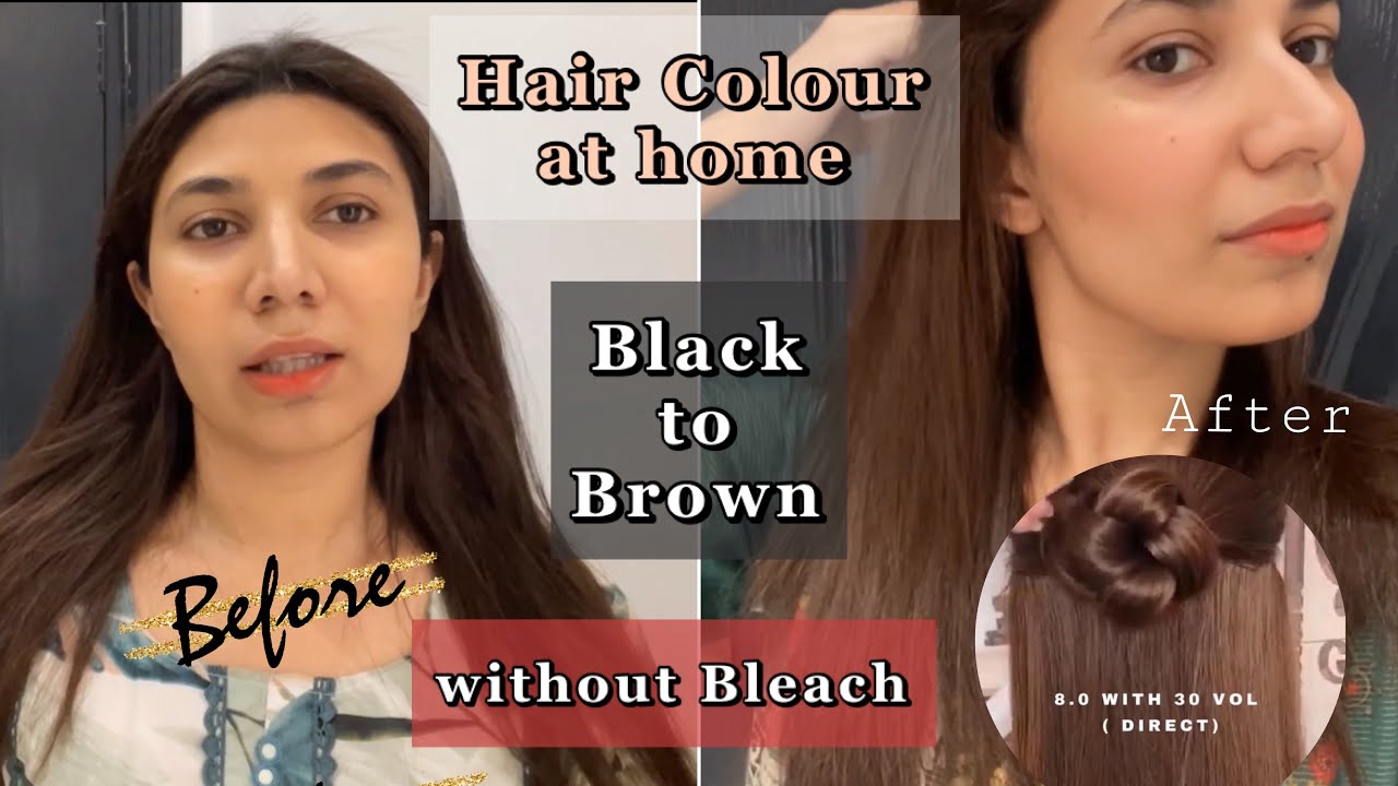 BLACK to BROWN Hair Colour at Home Under 1000 RS | Bremod Hair Colour