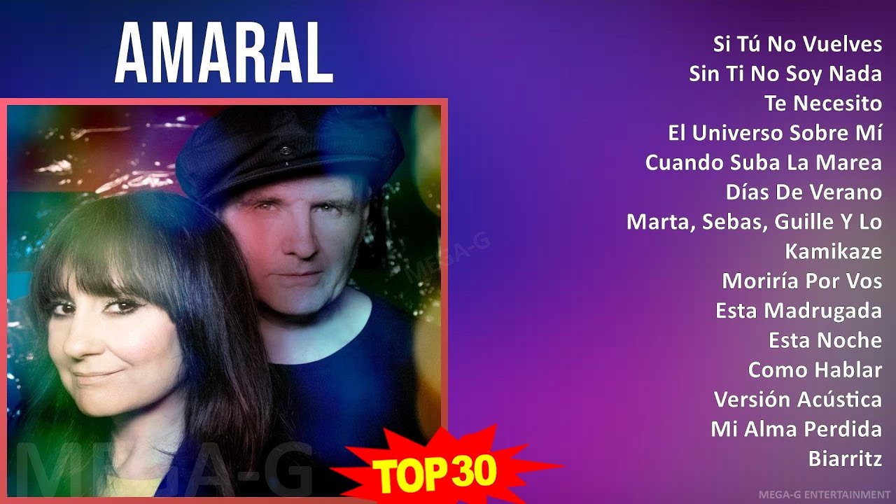 A m a r a l 2024 MIX Best Collection ~ 1990s Music ~ Top Latin, Alternative Indie Rock, Latin Po...