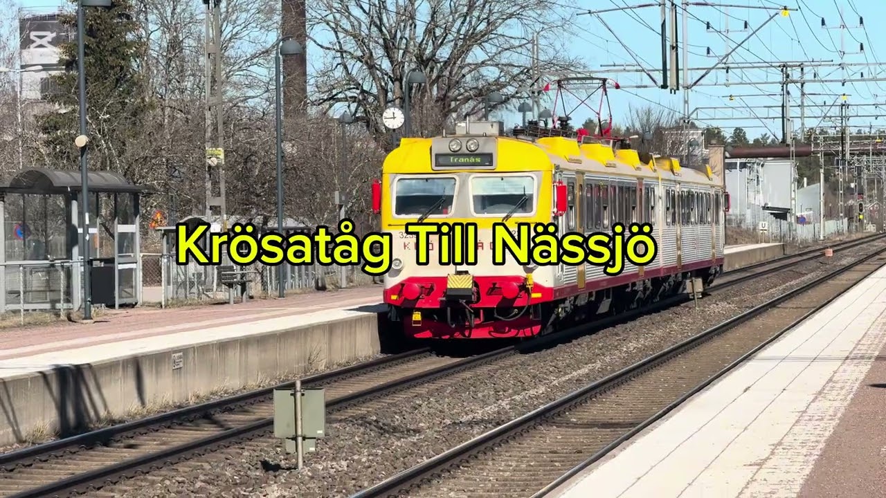 Bus Ride & Train Ride Till Nässjö/Tranås(Promenad) Train Ride Till Nässjö/Jönköping.M.M.2025.03.21.