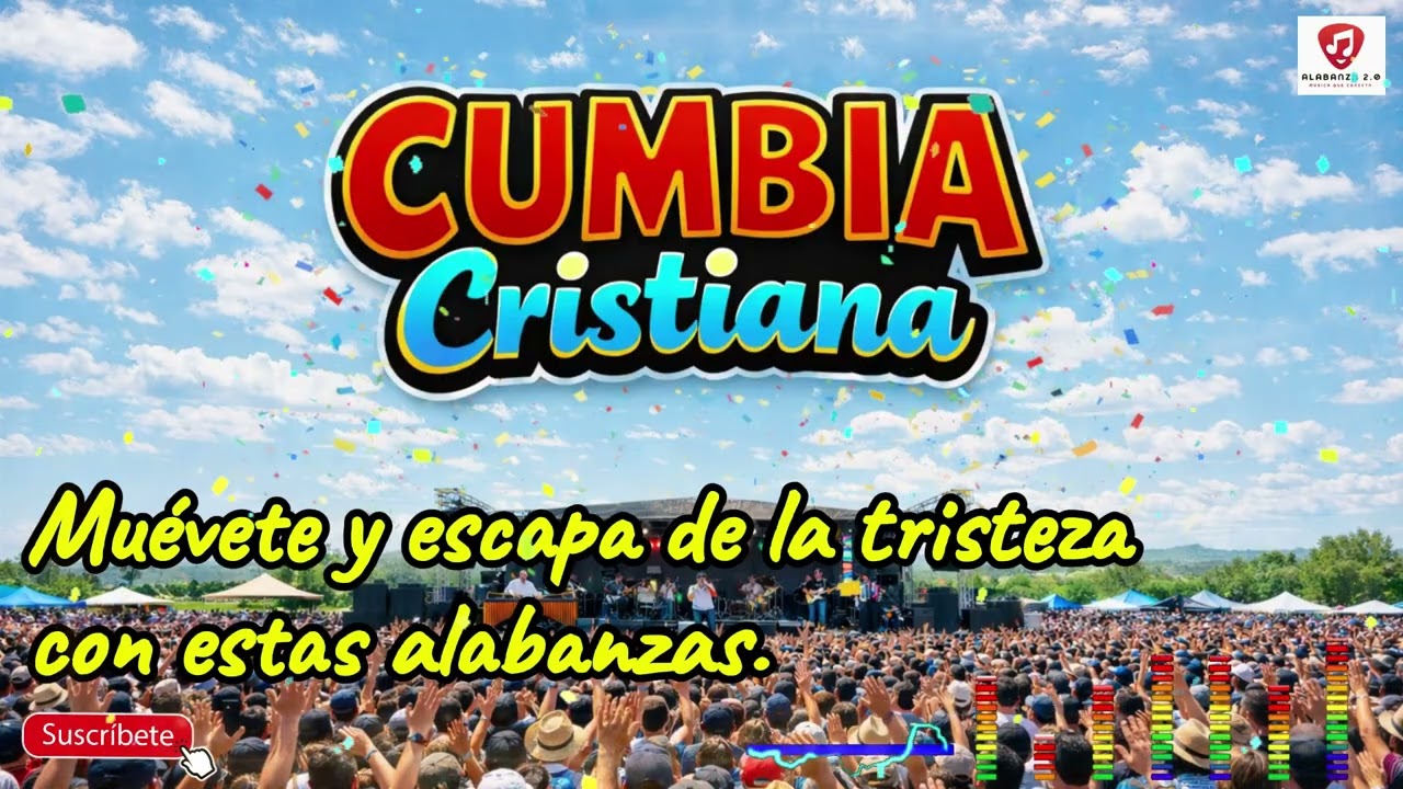 Muévete y Escapa de la Tristeza 🙌 | Cumbia Cristiana Alegre para Alabar a Dios 🎶