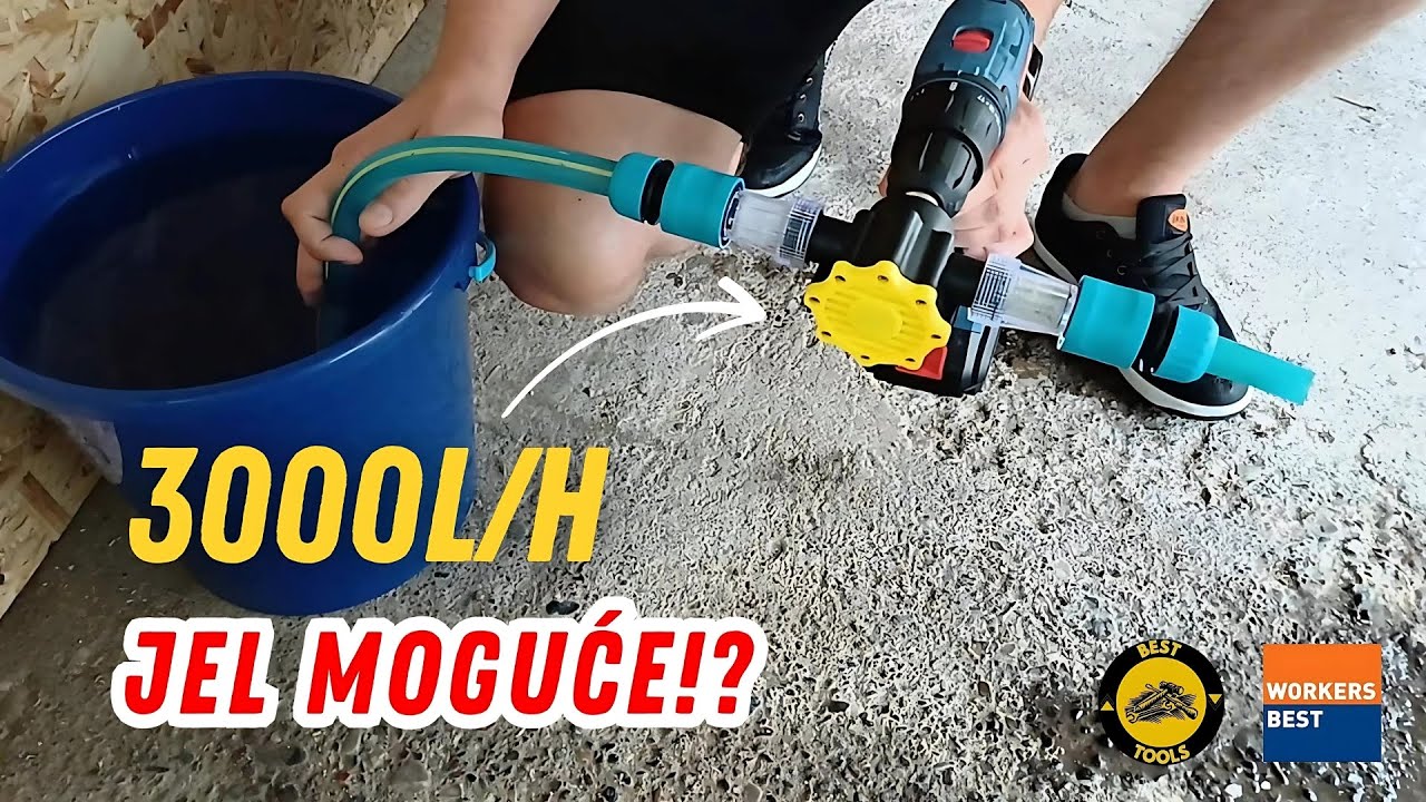 PUMPA ZA PRETAKANJE TEČNOSTI NA BU&Scaron;ILICU WORKERS BEST RECENZIJA TEST 4K
