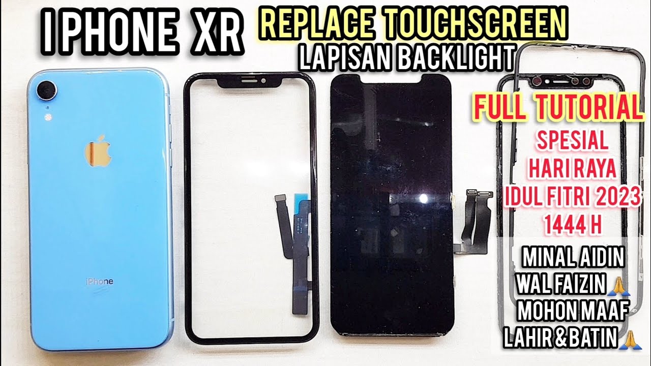 PERBAIKAN LAPISAN LCD IPHONE XR KEMASUKAN AIR 100% SUKSES TANPA GANTI LCD