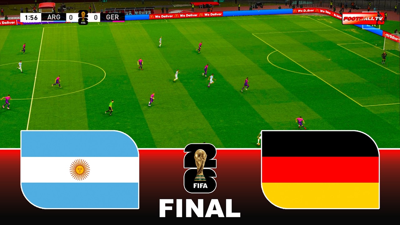 ARGENTINA vs GERMANY - FIFA WORLD CUP 2026 FINAL | Full Match All Goals | Pes 21 Gameplay