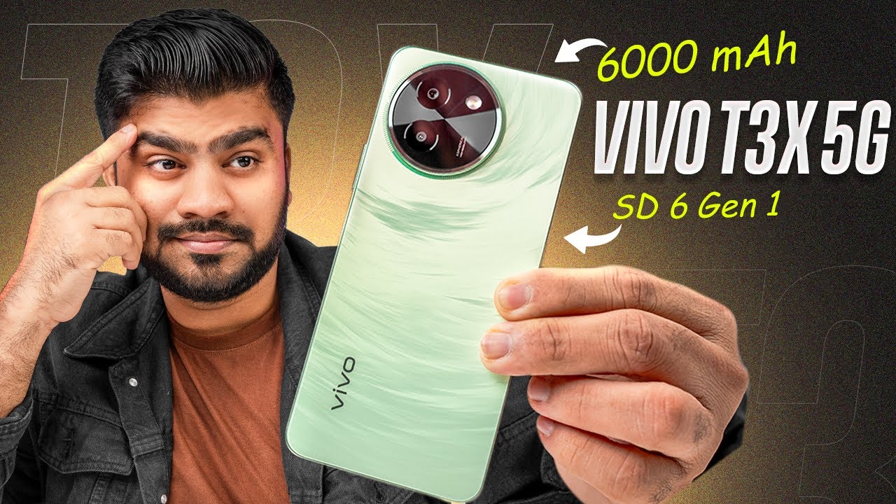 vivo T3x 5G - Snapdragon 6 gen1😍 | 6000mAh + 44W for Just ₹11,999 🤯