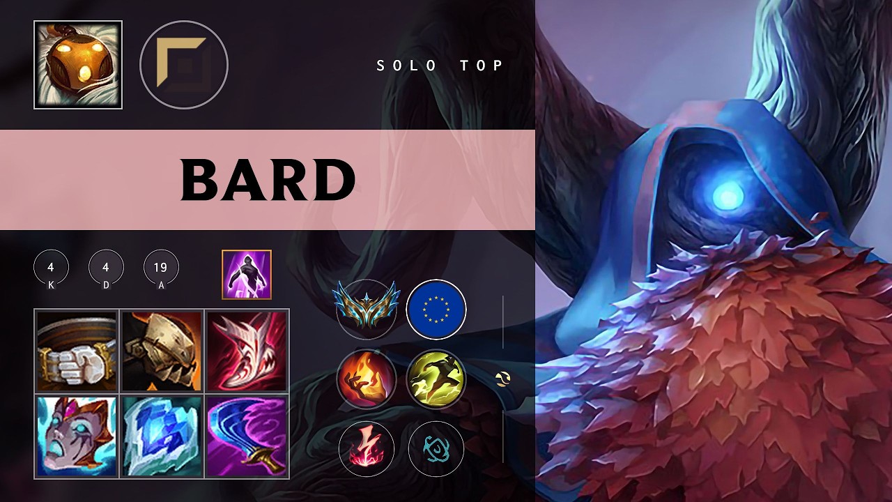 Bard Top vs Kalista - EUW Challenger Patch 26.10