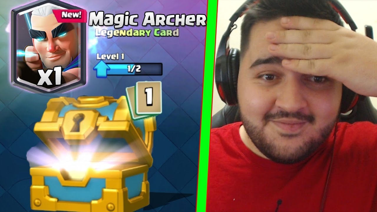 AM FACUT NOUA LEGENDARA - MAGIC ARCHER - LA LEVEL 2 - CLASH ROYALE !