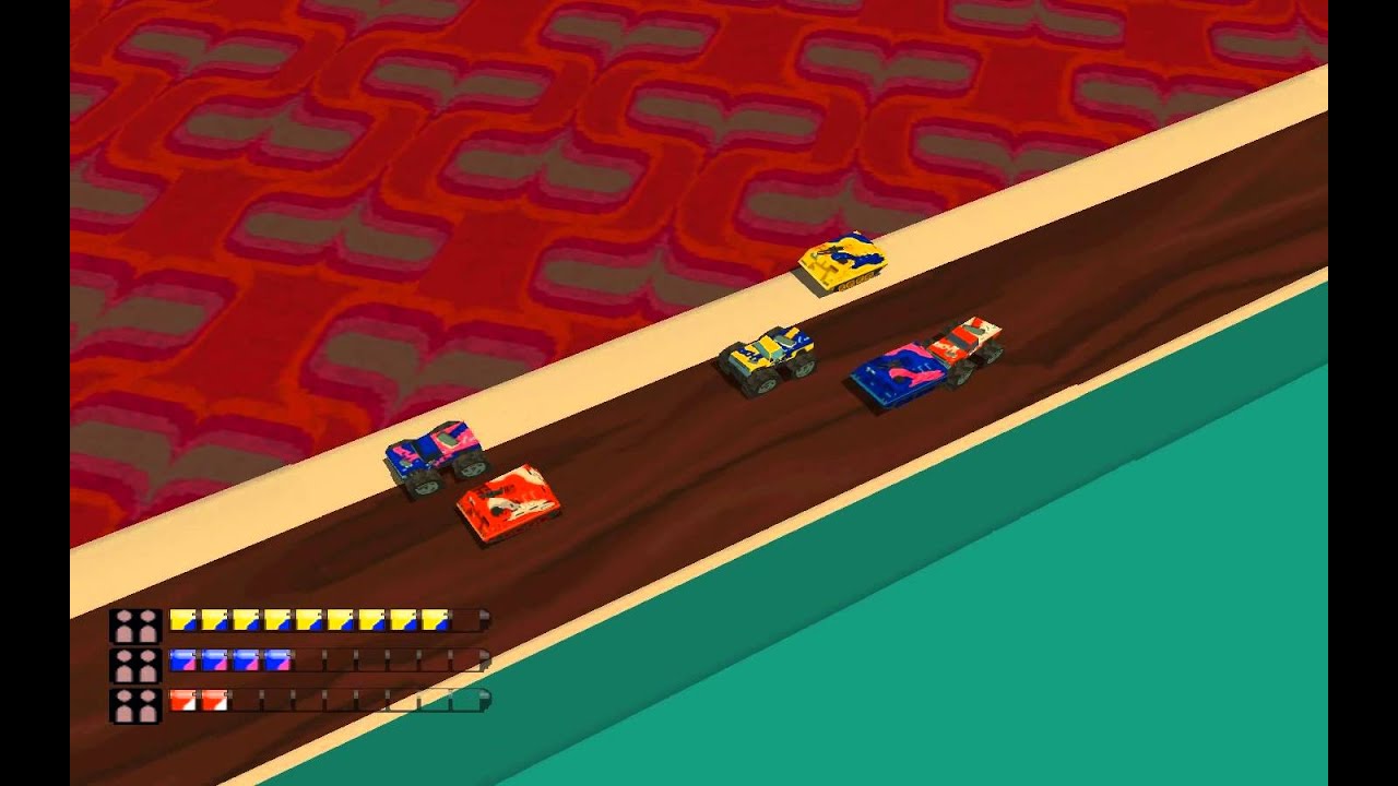 Micro Machines V3 - 6 Player Teams - Right on Cue