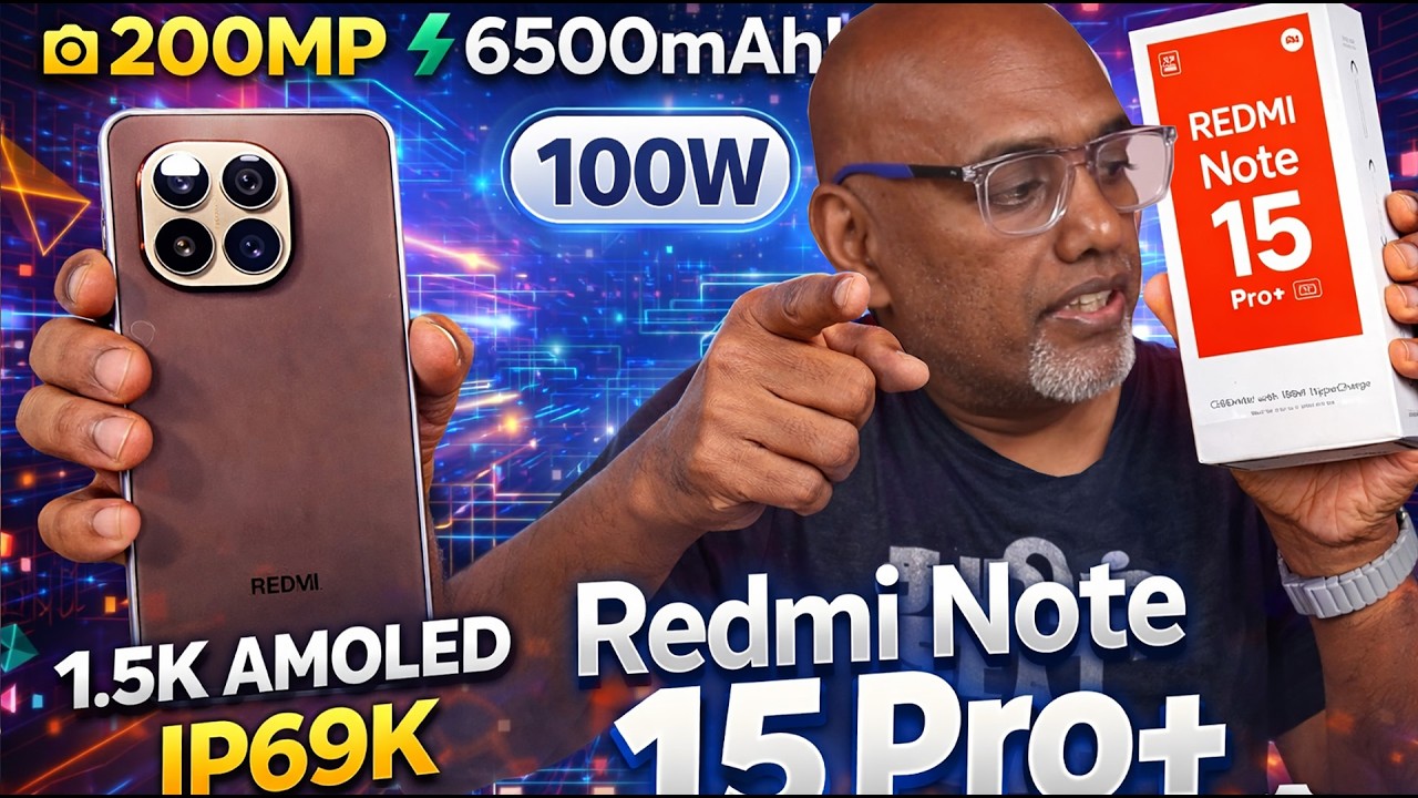 Vera Level Upgrade? 🤔 | Redmi Note 15 Pro+ Unboxing & First Impression 🔥 200MP Camera | 6500mAh