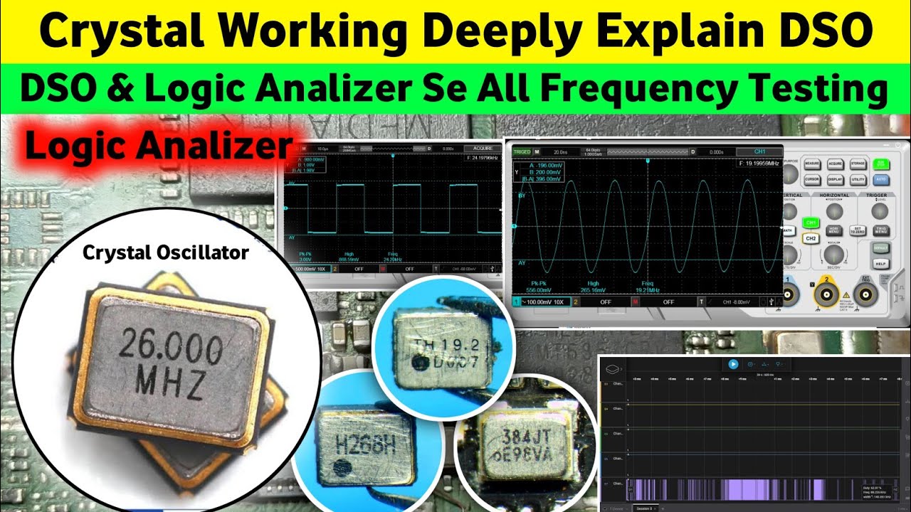 Crystal Ka 4 Type Frequency Test With DSO Or Experiment Deeply Explain