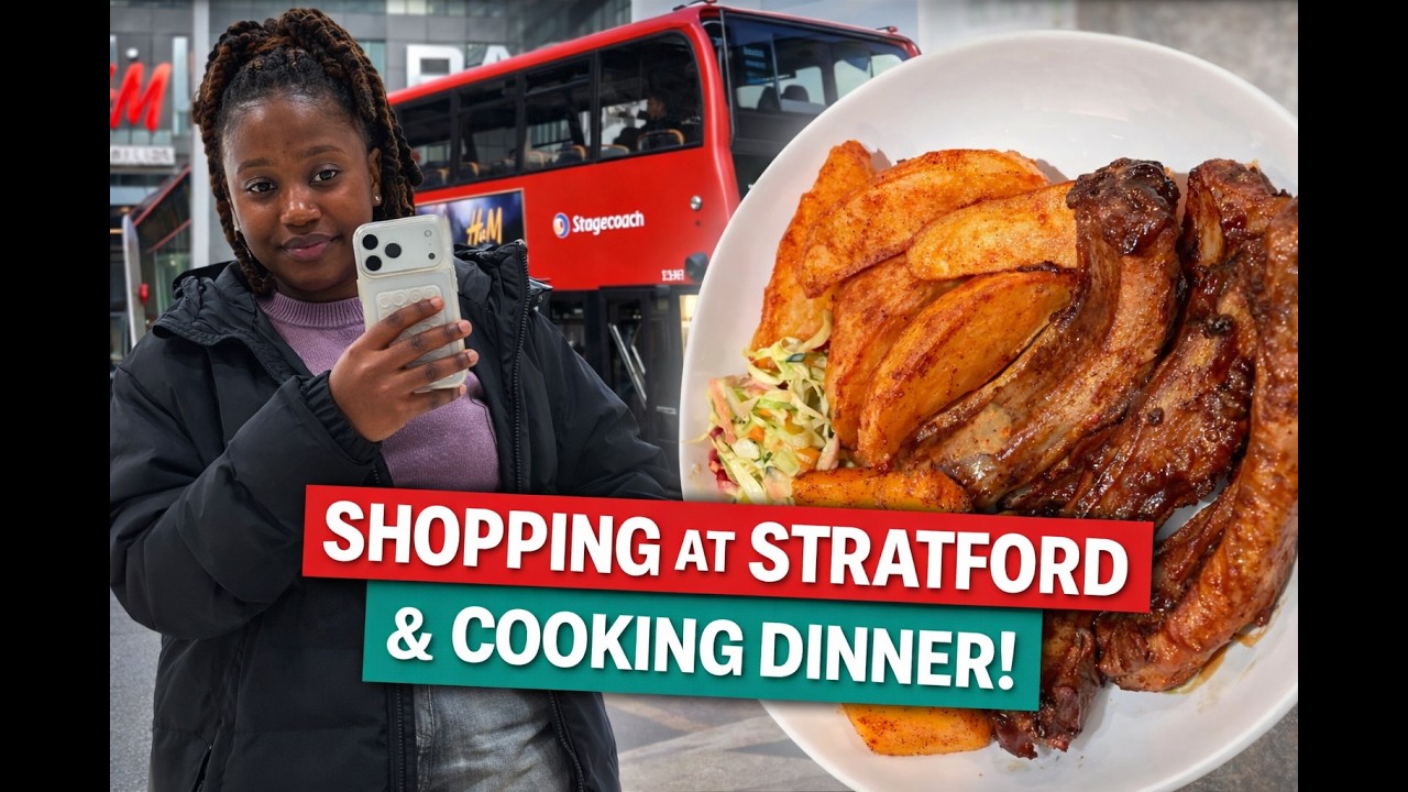 A Day in Stratford Shopping| Choir Surprise and Cooking Dinner at Home.