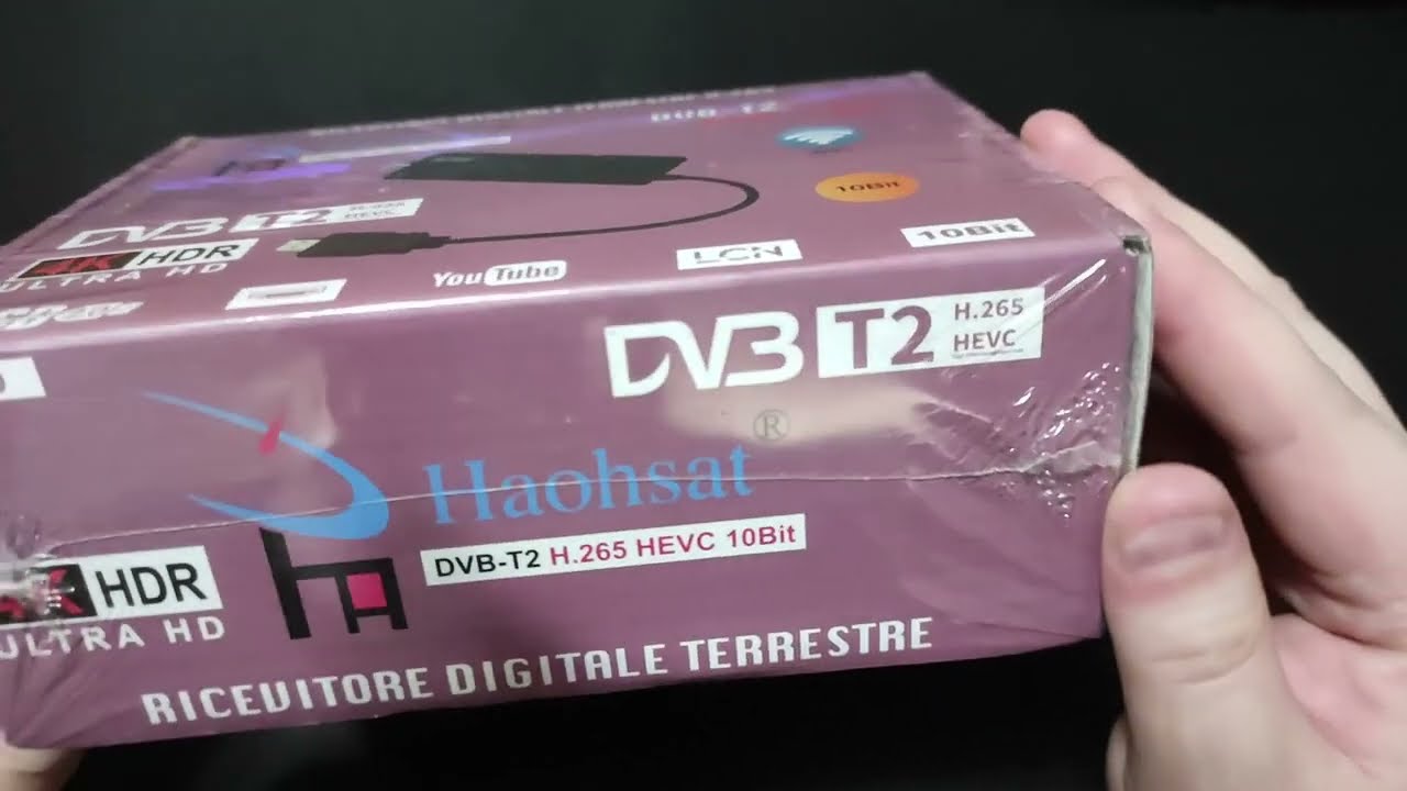 Unboxing Haohsat DVB-T2 - Amazon Vine #48