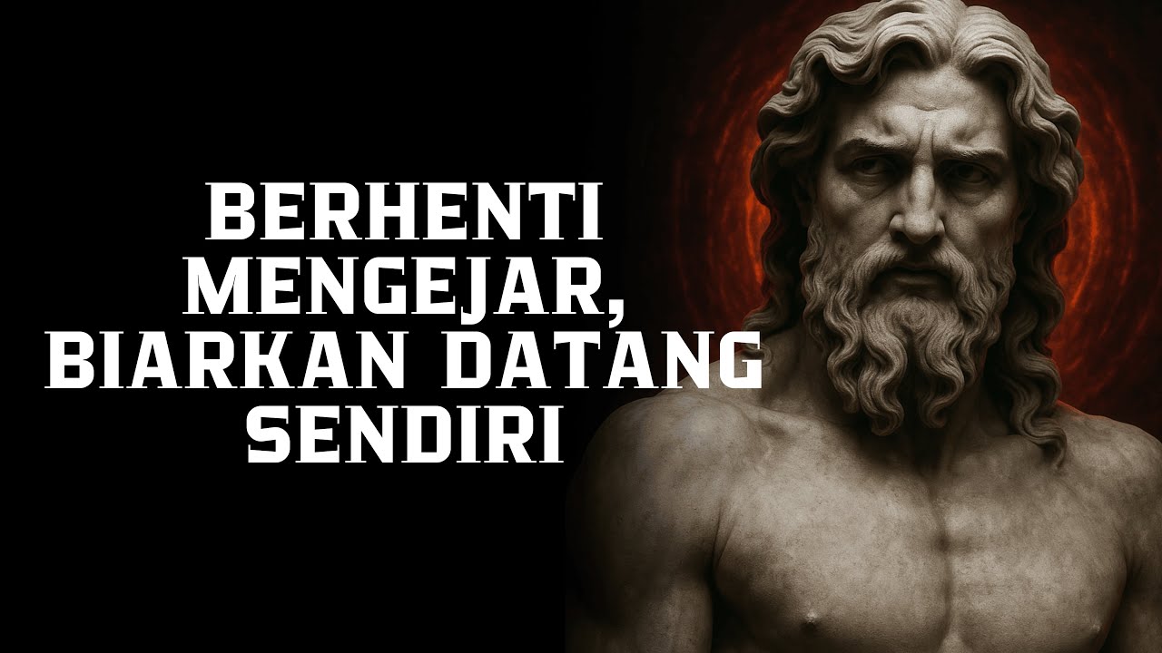 Segala yang Kamu Cari Datang Saat Kamu Berhenti Mengejarnya | Filsafat Stoikisme