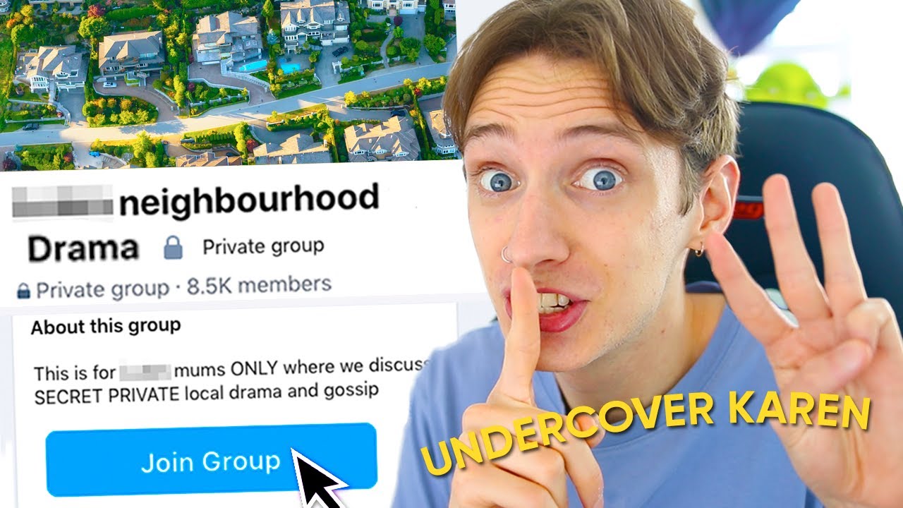 Going undercover as a KAREN in neighbourhood Facebook groups PART 3