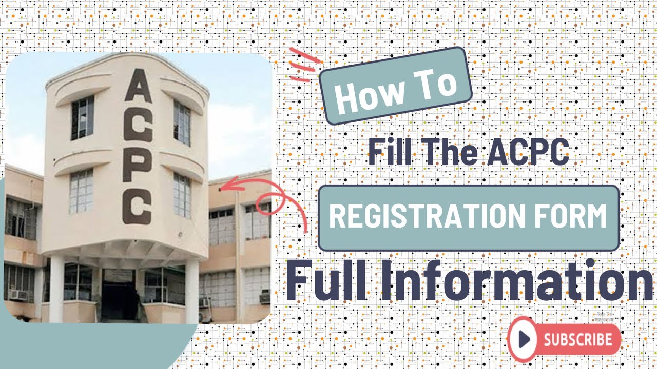 How To Fill The ACPC RegistrationForm #acpc #form #collegeadmissions #gujarat #college #engineering