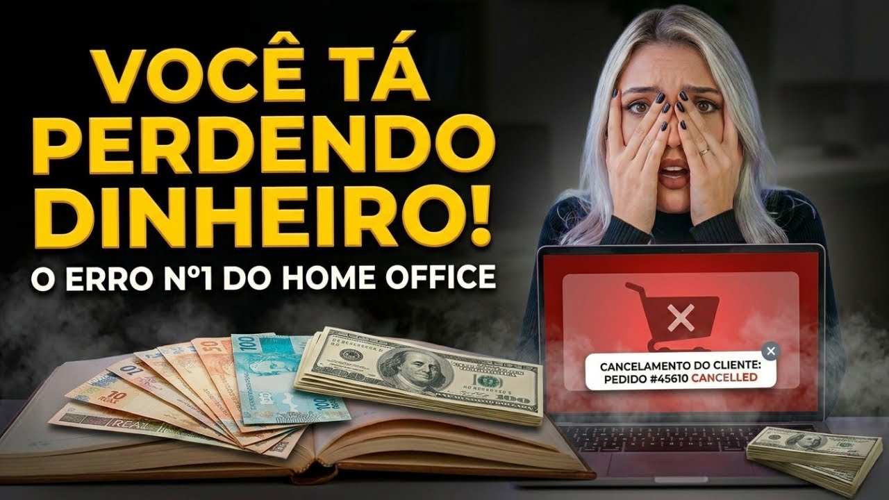 (CHEGA!) O ERRO no Home Office que te faz PERDER DINHEIRO (Pare Agora!) | Mari Rel